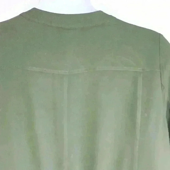 Torrid Size 2 olive green drawstring waist long sleeve blazer - Picture 9 of 15